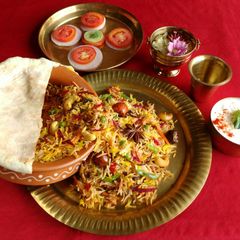 A picture of Vegetable Parda Biryani.