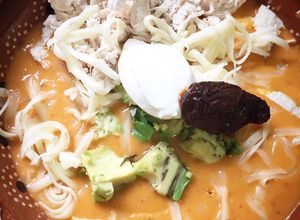 Una foto de Sopa de tortilla