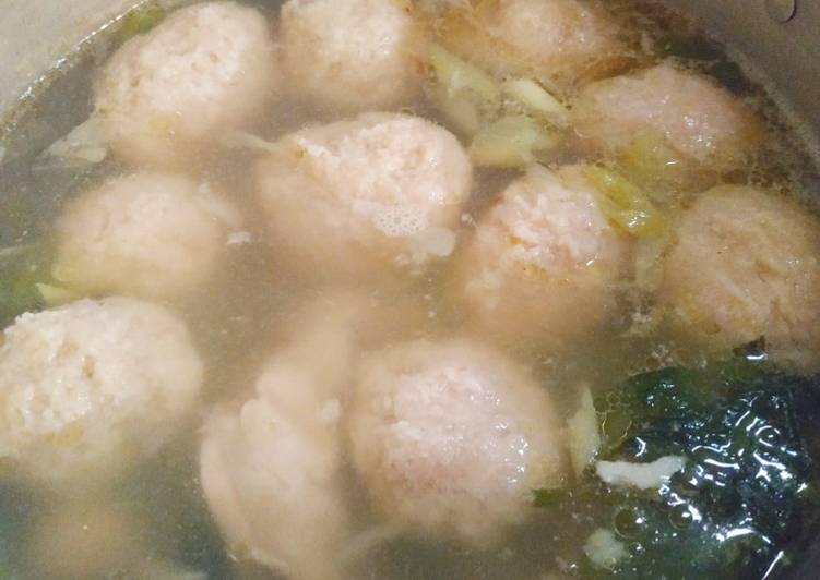 Resep Bakso ayam udang | Resep Membuat Bakso ayam udang Yang Lezat Sekali