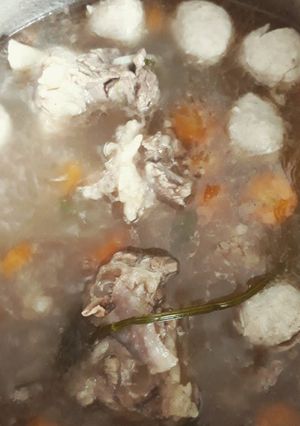 Foto resep Sop iga plus baso