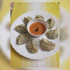 A picture of Watermelon Rind (Peel) Veg Momo.