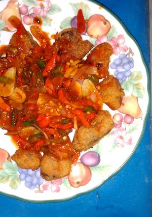 Foto resep Sarden tepung asam manis pedas