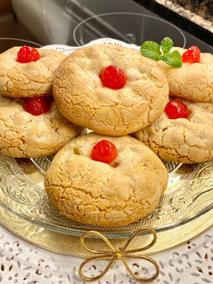 Una foto de Cookies corazón de manzana (“Apple heart cookies”)