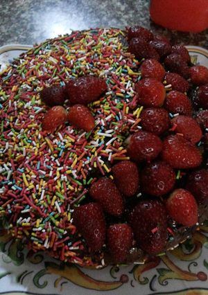 صورة لوصفة تورتة عيد ميلادي 😍