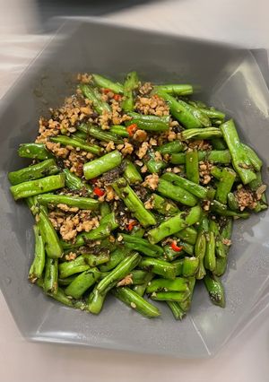 欖菜肉碎四季豆 的食譜成品照片