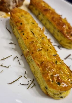 Une photo de Clafoutis de courgettes mascarpone