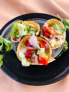 पापड़ कोन सलाद (papad cone salad recipe in Hindi) रेसिपी मुख्य फोटो
