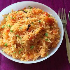 A picture of Tomato Pulav.