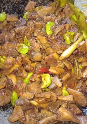 Foto resep Sambal babat sapi pete