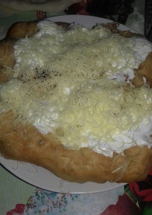 Lángos recept fotója