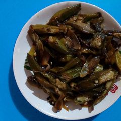 A picture of Bhindi fry.