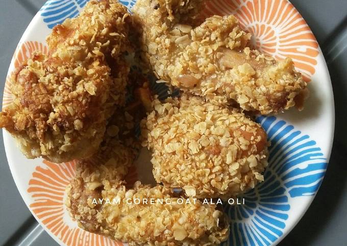 Ayam Goreng Oat Mudah