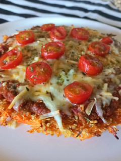 Una foto de Pizza de avena y zanahoria