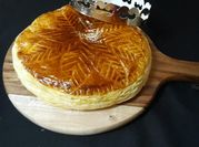 Une photo de galette semoule