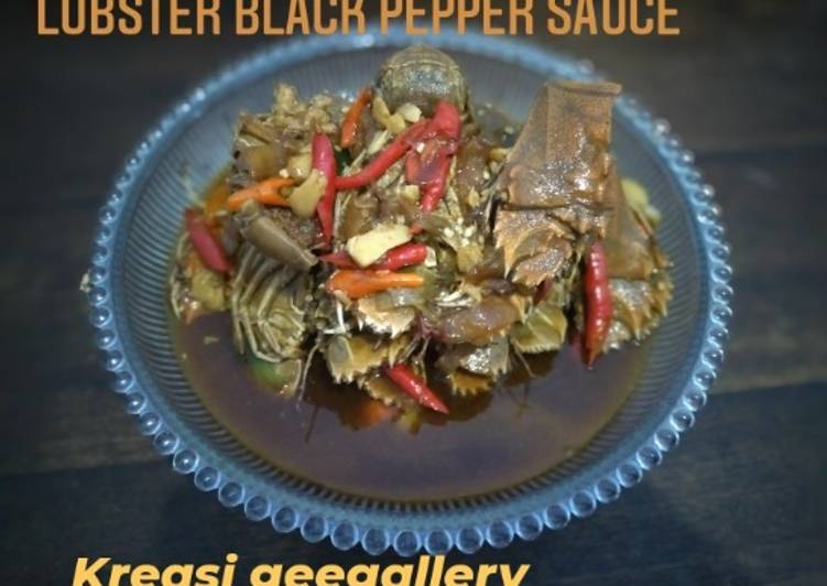 Bagaimana Menyiapkan 199. Lobster black pepper sauce, Lezat