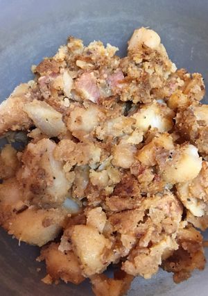 A picture of German fried potatoes.