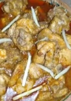 A picture of Spicy qourma karahi recipe 😋.