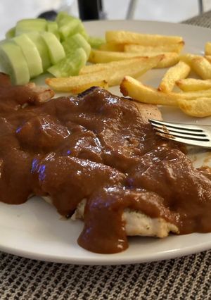 صورة لوصفة دجاج مع باربكيو وصويا الحلوة