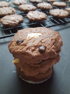 Foto resep Cookies Coklat Almond Chocochips