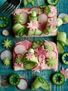 عکسی از دستور کاناپ ژامبون و پنیر