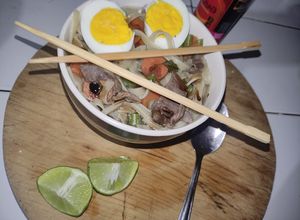 Una foto de Ramen casero y fácil