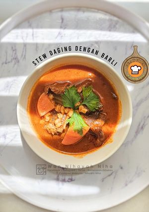Gambar Stew Daging Lembu dengan Barli