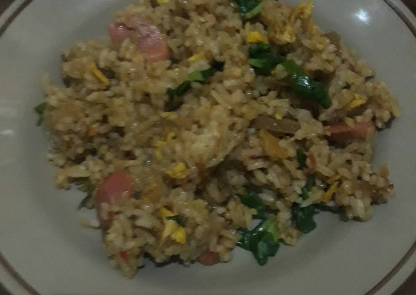 Nasi Goreng Sosis Simple