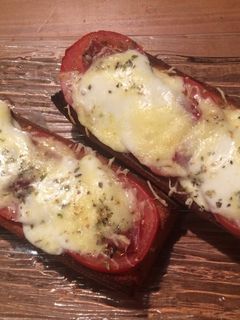 Une photo de Tartines tomates Coppa mozzarella