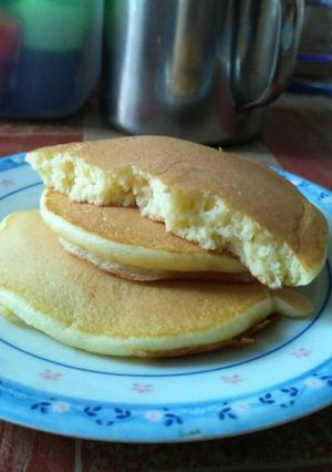 Foto resep Pancake ringan empuk ala madek