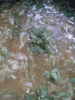 A picture of Veg soup.