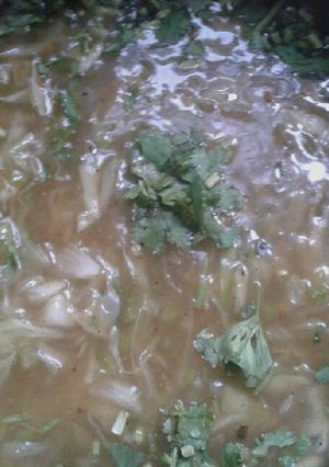 A picture of Veg soup.