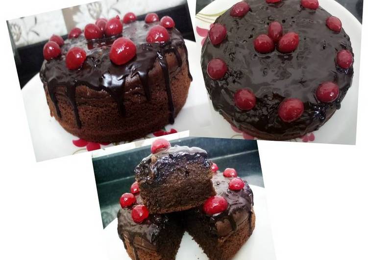 Whole Wheat Jaggery Chocolate Cake(Healthy Chocolate Cake)