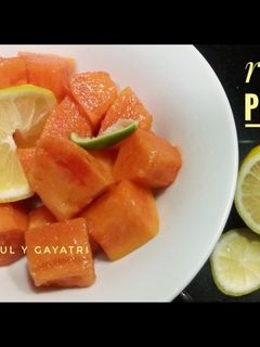 Foto resep Rujak PEPAYA jeruk nipis