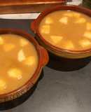 Sopa de manzana y curry