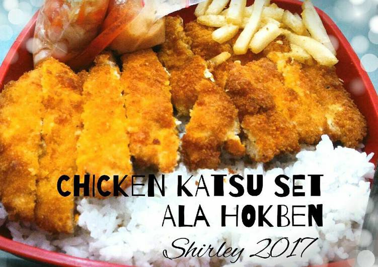 Resep Chicken Katsu Set ala Hokben Anti Gagal