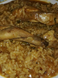 Una foto de Arroz meloso con conejo