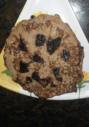 Una foto de Tortitas de Manzana y Cacao