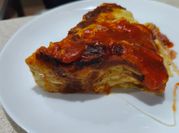 Una foto de pizza de tortillas de trigo