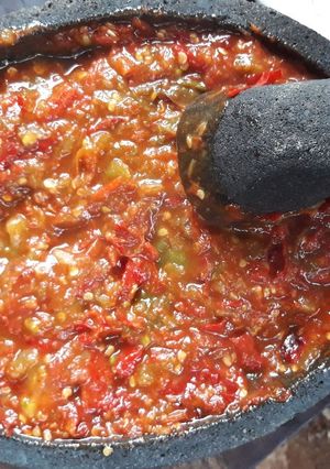 Foto resep Sambel tomat jeruk limau