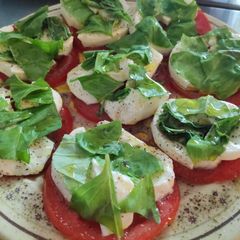 A picture of Caprese Salad.