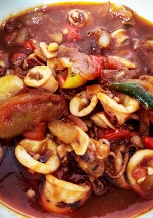 Foto resep Cumi saos padang extra pedassss