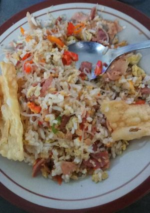 Foto resep Nasi goreng beef bihun
