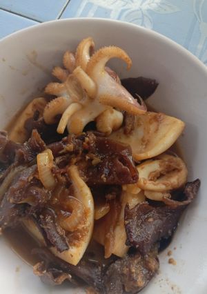 Foto resep Sotong Jamur Kecap