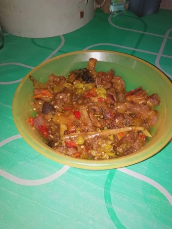 Langkah Mudah untuk Menyiapkan Resep Oseng mercon tetelan kambing yang Enak Banget Anti Ribet, Uenak Banget