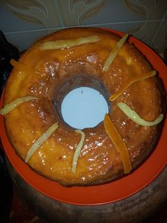 صورة لوصفة كيكة بعصير البرتقال