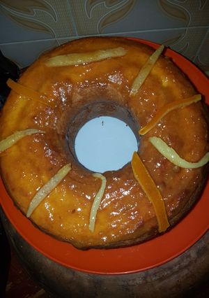 صورة لوصفة كيكة بعصير البرتقال