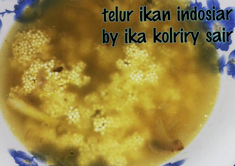 Resep Sup Telur ikan terbang praktis eko, Bisa Manjain Lidah