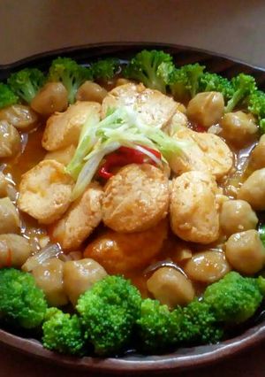 Foto resep Brokoli Tofu Saos Asam Manis