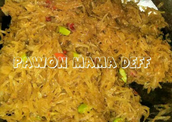 Cara Membuat Tumis pepaya Bahan Sederhana