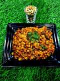 Dry Sabji Of Sprouted Black Gram And Moong